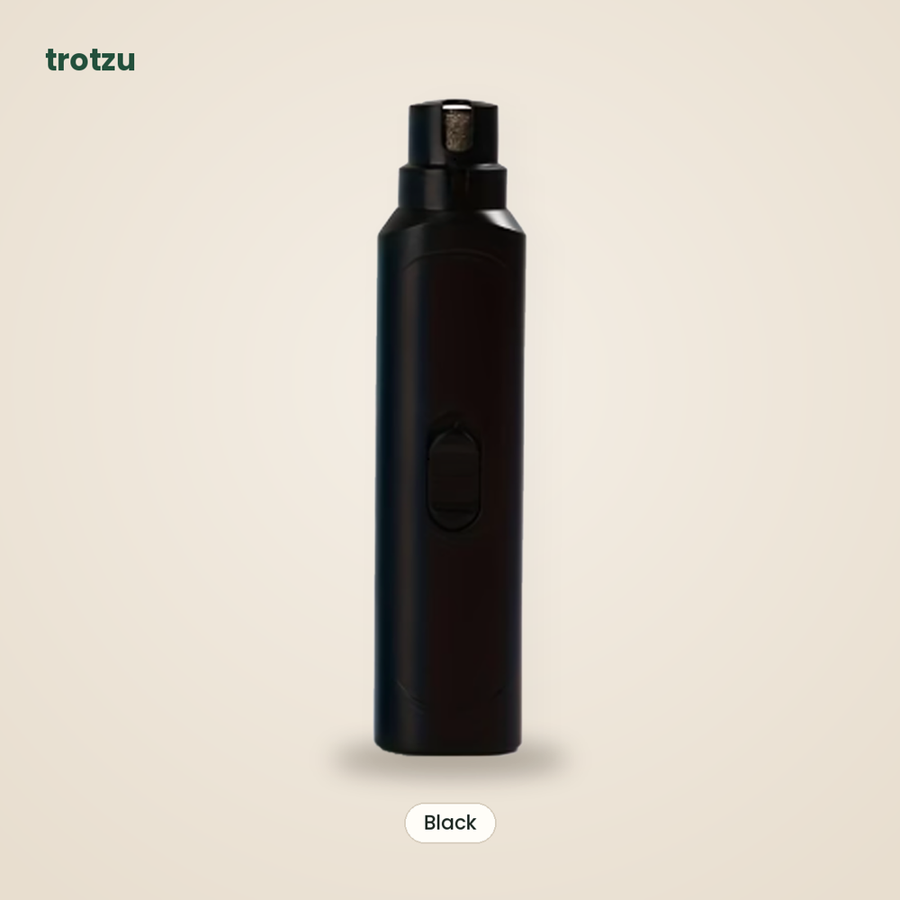 Black Trotzu GentleTrim pet nail grinder