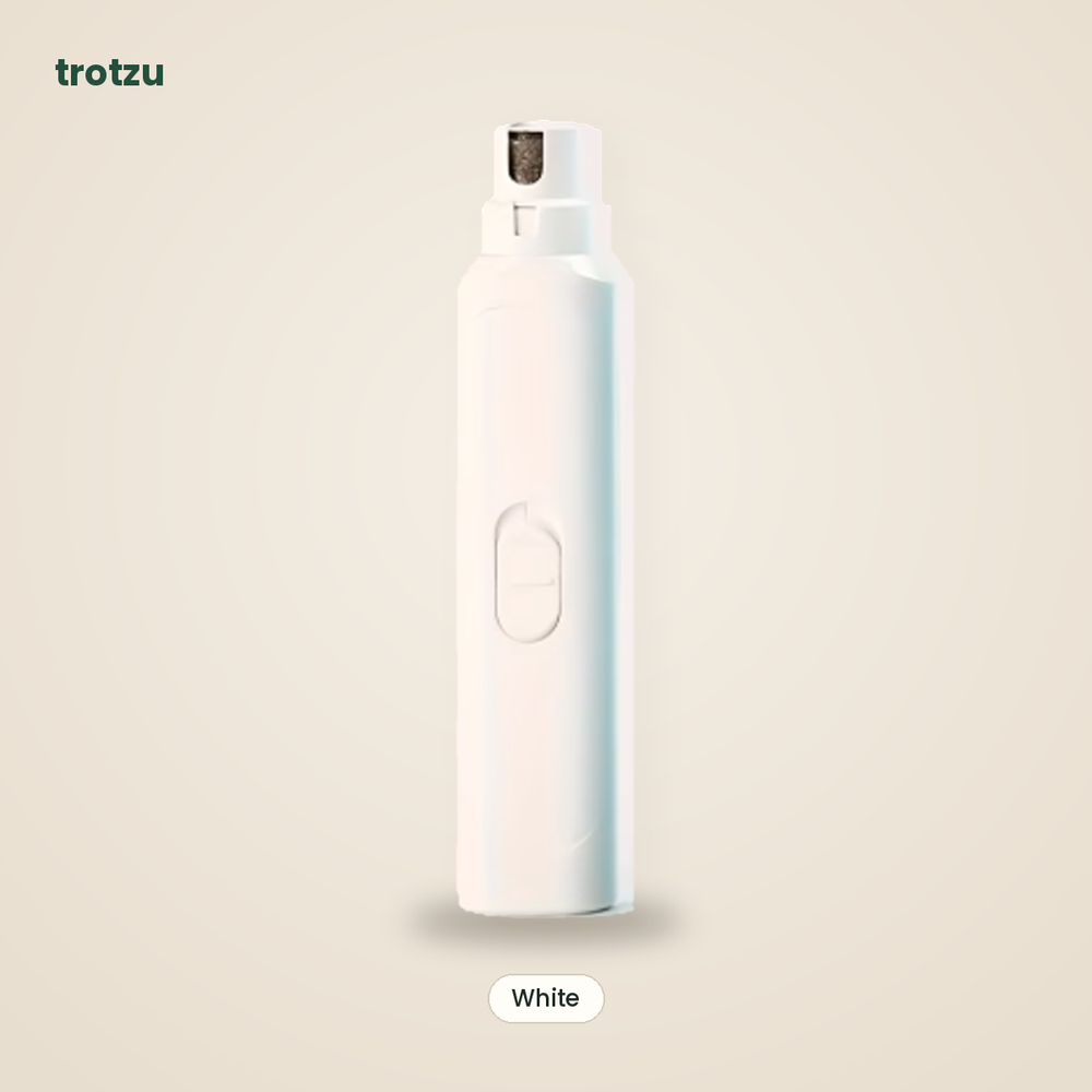 White Trotzu GentleTrim pet nail grinder