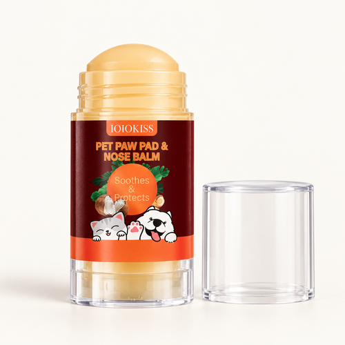 Applying Trotzu Paw & Nose Balm to a dog's paw pads
