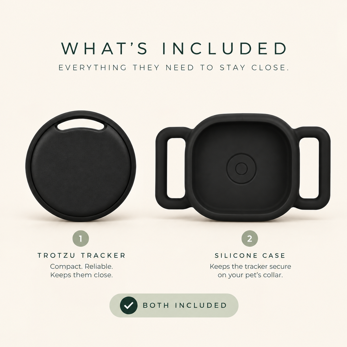 Trotzu Track pet tracker for Apple Find My and Android Find Hub