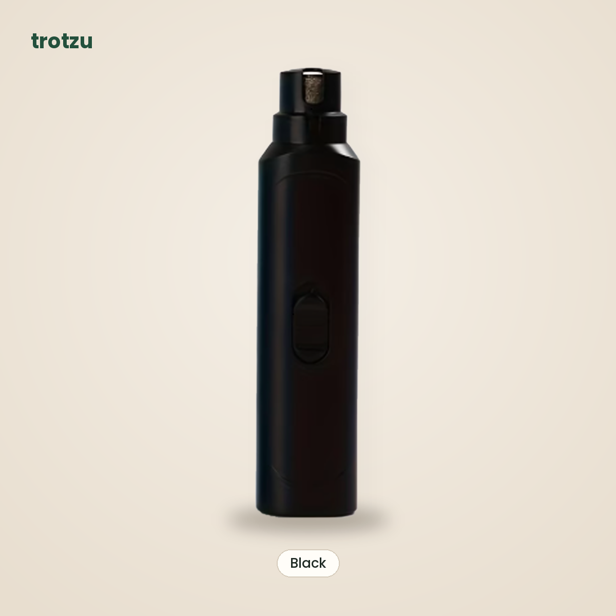 Black Trotzu GentleTrim pet nail grinder